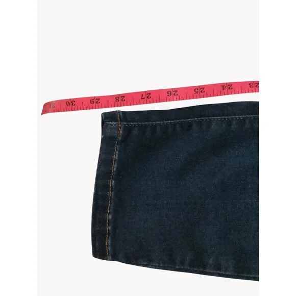 Maurices High-Rise Dark Wash Skinny Jeans Size 14W Stretch Denim - Picture 2 of 7